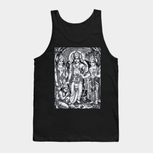 Shri Ram and Family drawing Tank Top